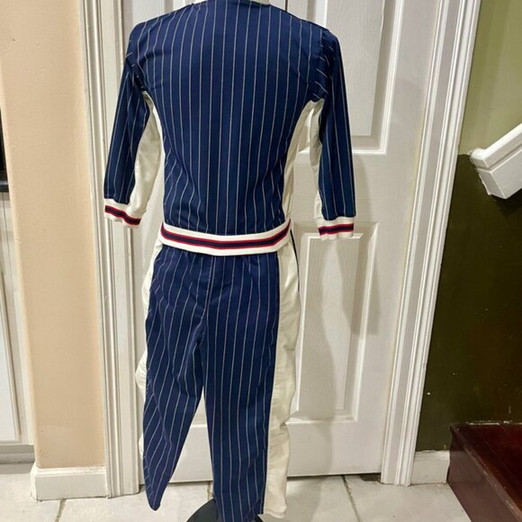 Y2K FILA TRACK SUIT BLUE WHITE RED KIDS SIZE 6 - Picture 9 of 16